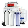 thumbnail image 1 of iSpring RCC7AK-UV-BLK , Système de Filtration d'Eau Alcaline et UV à Osmose Inverse à 7 Étapes, Boîtier Transparent pour une Inspection Facile des Filtres, Réduit les PFAS, TDS, Chlore, Plomb, Rehausse le Goût de l'Eau, pH Équilibré, 1 of 7