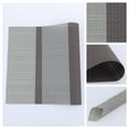 thumbnail image 2 of REGALWOVEN Placemats Set of 6 Easy Clean Placemats for Kitchen Dining Table Decor Washable Heat Resistant Table Placemats Wipeable Table Mat Coffee 18*12in, 2 of 7