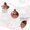 thumbnail image 3 of Bolas de adorno para árbol de Navidad: bola de Navidad decorada con brillo, 3 of 5