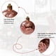 thumbnail image 3 of 21 bolas de adorno para árbol de Navidad TUNC decoradas con purpurina oro rosa, 3 of 5