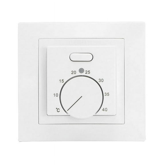 MK05 Room Thermostat Floor Heating Room Thermostat 220V 16A Temperature Controller for Floor Heating System White