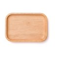 thumbnail image 2 of Vajilla Plato de postre redondo de madera macina Bandeja de aperitivos Plato para servir frutas secas, 2 of 11