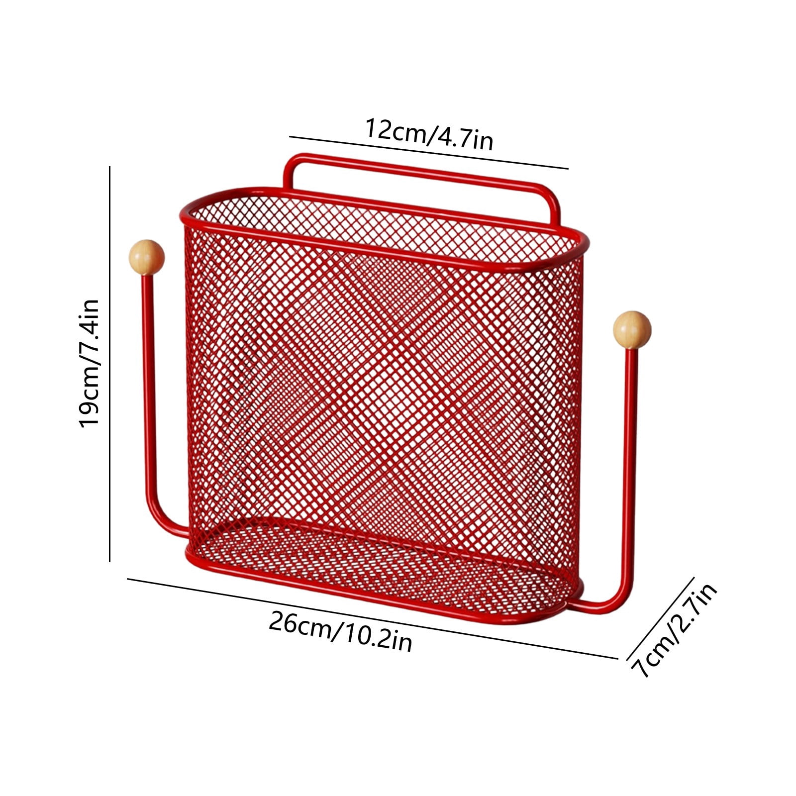 Bathroom Wall Mounted Storage Basket Metal Organizer No Drill Storage Shelf, Rust Resistant Breathable Strong Easy Install Space Saving, For Bathroom Kitchen Bedroom Dorm Wall Storage