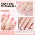 thumbnail image 6 of 6Pcs Jelly Gel Nail Polish Set-Soak Off UV LED Nail Gel,Milky Pink & Natural Tones,Long Lasting Nail Gel Kit for Salon and Home Use 10ML, 6 of 10