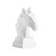 thumbnail image 2 of Decoración de estatua de cabeza de caballo, artesanía de escultura de caballo 3D, de resina para arreglo colección de decoración de gabinete , s S perfecl Estatua de cabeza de caballo, 2 of 8