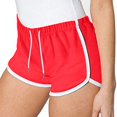 thumbnail image 5 of Lenpel Women's Booty Running Shorts 3 Pc Soft Comfy Elastic Waist Drawstring Yoga Lounge Shorts Athletic Workout Shorts, 5 of 7