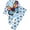 Blue butterfly, variant on ATAIKU Toddler and Little Girl Pajamas Set Kids Long Sleeve Tee and Pants Mermaid Sleepwear Girls 2-Piece Jammies 5T