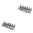 thumbnail image 2 of Advancent Cake Decorating Tips with Icing Bag Reusable Nozzles Pastry Confectionery Equipment Kit Cream Props Making Steel for Using No.04 Satz2 2piezas Advancent CBP046421, 2 of 3