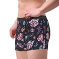 thumbnail image 2 of Pofeuu Roses Flowers Print Men’s Boxer Briefs, Moisture-Wicking Underwear, Regular,Trunk-X-Large, 2 of 5