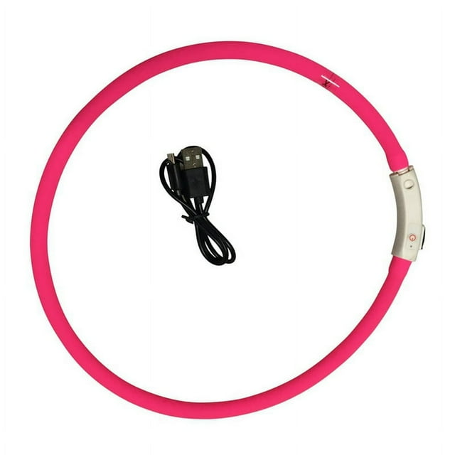 Animaux de Compagnie Chiens Chats USB Rechargeable Clignotant Collier Lumineux LED Lumière USB Chien Collier Nounours Collier
