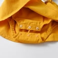thumbnail image 5 of Infant Baby Girl Bear Style Clothes Short Sleeve T-Shirt Tops Strap Short Skirt Summer Outfits Yellow 0-3 Months, 5 of 6