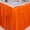 Orange, variant on Metallic Foil Fringe Table Skirt, 108 X 29 inch Tinsel Table Skirt for Baby Showers Wedding Birthday Party(Gold)
