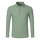 thumbnail image 5 of Ceisia Men's Relaxed Fit Linen Blend Long Sleeve Turndown Collar Shirt with Chest Pocket Green XXXL Gifts, 5 of 6