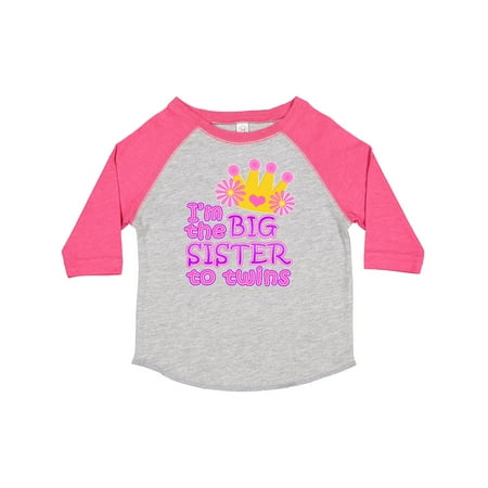 

Inktastic I m the Big Sister to Twins. Gift Toddler Toddler Girl T-Shirt