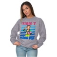 thumbnail image 4 of XOMG POP Music Fan Tinie T Cartoon Women Plus Size Sweatshirt Brisco Brands 2X, 4 of 5
