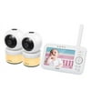 [Upgraded] VTech VM Video Baby Monitor 5" LCD with 2 Cameras, Battery 12 Hrs. Video Mode, Pan Tilt Zoom, Color Night Light, Glow On The Ceiling Projection, Sound Activated Features, Two-Way Talk