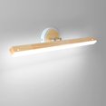 thumbnail image 1 of Luz de espejo de baño Luz de pared de baño de madera LED 14W 60cm Luz de pared LED Luz de pared de madera interior para dormitorio Pasillo Escaleras (Blanco frío) [Clase de eficiencia energética E] JAMW Sencillez, 1 of 5