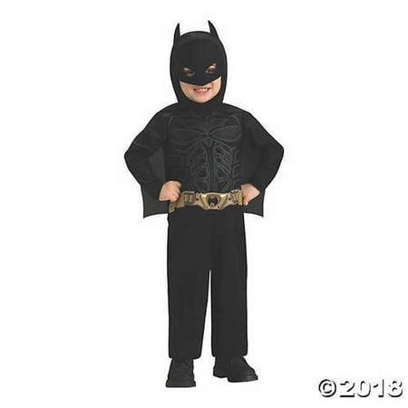 UHC Boy's Batman Dark Knight Black Superhero Fancy Dress Toddler Child Costume, 2T-4T
