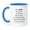 Blue/White, variant on 3drose, 41 Years in Months Days Hours Minutes Seconds Anniversary Going Strong, 11oz Mug