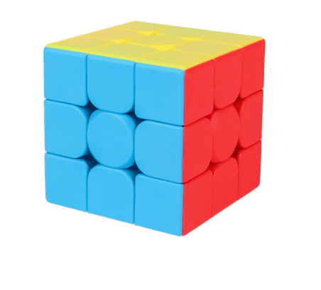 Adults Cube Kids Fun Puzzle Toy 3x3 Stickerless Speed Magic Rubix Cube 