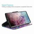 thumbnail image 4 of for Samsung Galaxy Note 10 Wallet Pouch Purse Cell Phone Case Phone Case Designed Wallet Grip Textured Fold Kick stand Hybrid Pouch Card Pocket Purse Screen Flip Cover (Rainbow), 4 of 4