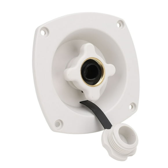 Rv City Water Inlet, Rv Water Fill Inlet Easy Installation Rv City Water Inlet With Check Valve With Quick Connector for Motorhome ATV Yacht Campervan