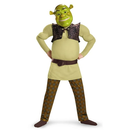 Boys Classic Shrek Muscle Halloween Costume