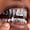 High-quality gold set, variant on Eight-tooth fang grillz, popular on TEMU in Europe and America, hip-hop boutique, Halloween grillz silver