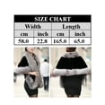 thumbnail image 3 of SAYFUT Women's Faux Fur Coat Wedding Cloak Cape Wraps Evening Shawl Stole Wrap Shrug Wedding Dress Party Coat for Winter, 3 of 5