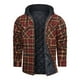 thumbnail image 5 of Meichang Men's Flannel Shirts Big and Tall Plaid Hoodies Fall Button Down Shirt Jacket Regular Fit Long Sleeve Coat Jacket, 5 of 9