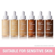 Neutrogena Sensitive Skin Serum Foundation, Medium/Deep 02, 1 oz
