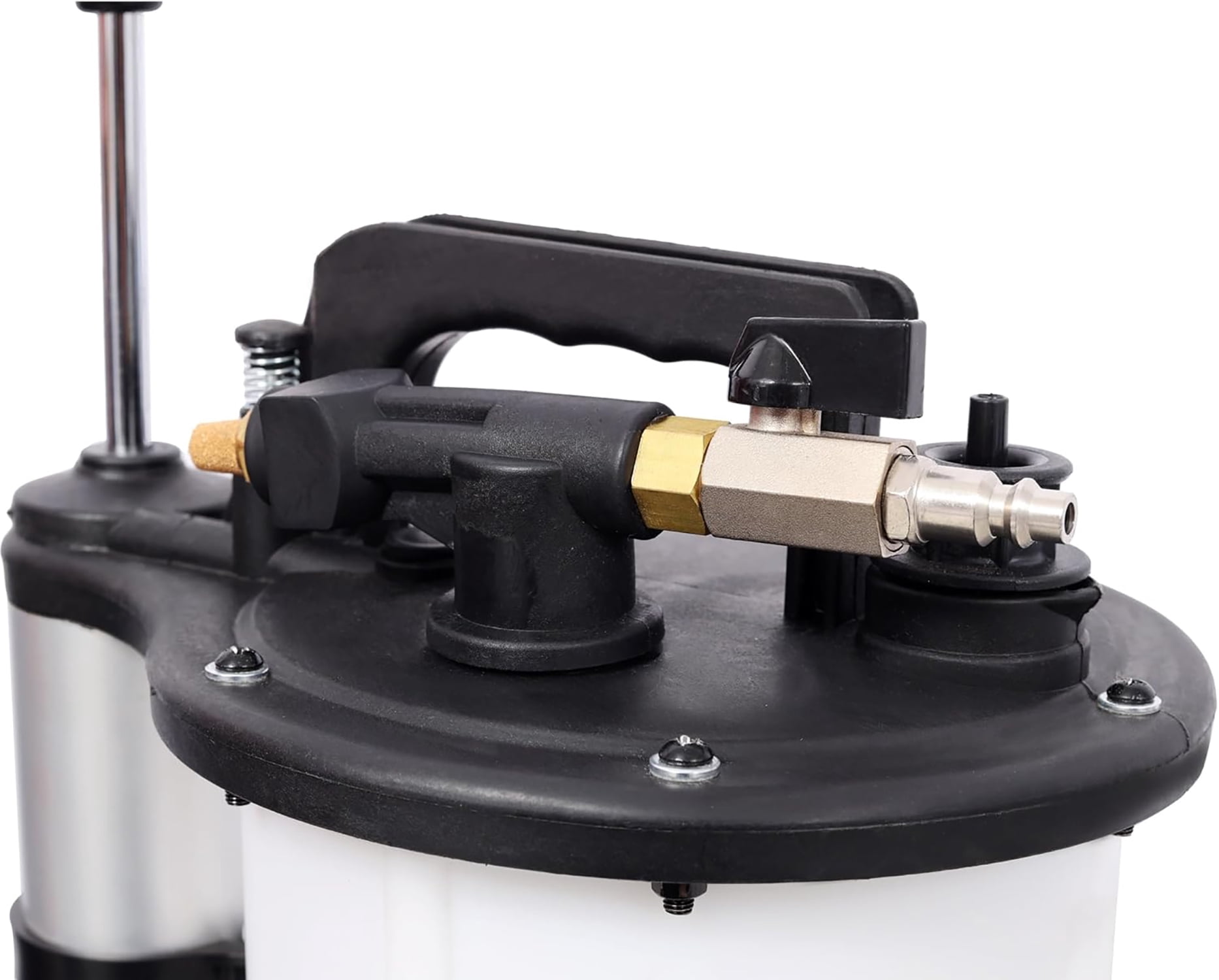 Elleree 9L Pneumatic/Manual Oil Extractor Pump for Oil Change，Vacuum Fluid Pump for Automotive Boat Marine Jetski ect.