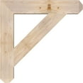 thumbnail image 3 of Ekena Millwork 5 1/2"W x 34"D x 34"H Traditional Craftsman Smooth Bracket, Douglas Fir, 3 of 13