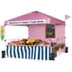 thumbnail image 1 of Costway 3 m x 3 m Pabellón Emergente Con Pared Lateral, Carpa Plegable Con Bolsa Enrollable, Barras Cruzadas Colgantes, Cinta para Pancartas, Refugio Portátil de Sombra para Mercado, Patio, Camping, 1 of 5