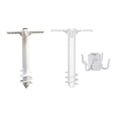 thumbnail image 5 of 3 Helical Beach Umbrella Base Plastic Anchors Fit for Secure Outdoor Use Corrosions Resistant Design, 5 of 9