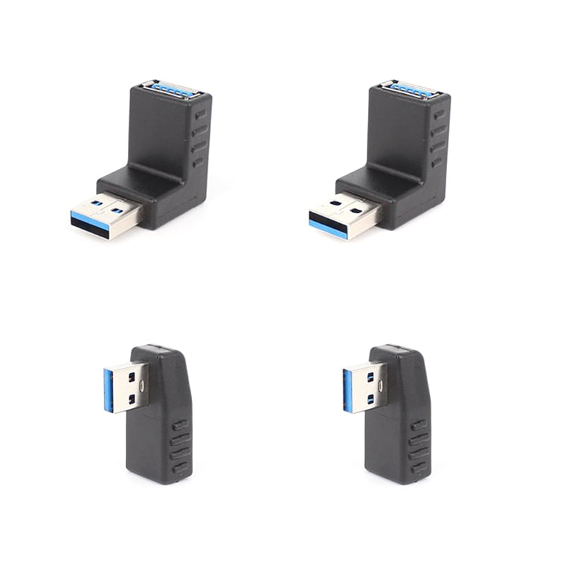 Low Profile 20 Pin USB 3.0 Male to Female Card 90 Degree Angled-B -  Walmart.com