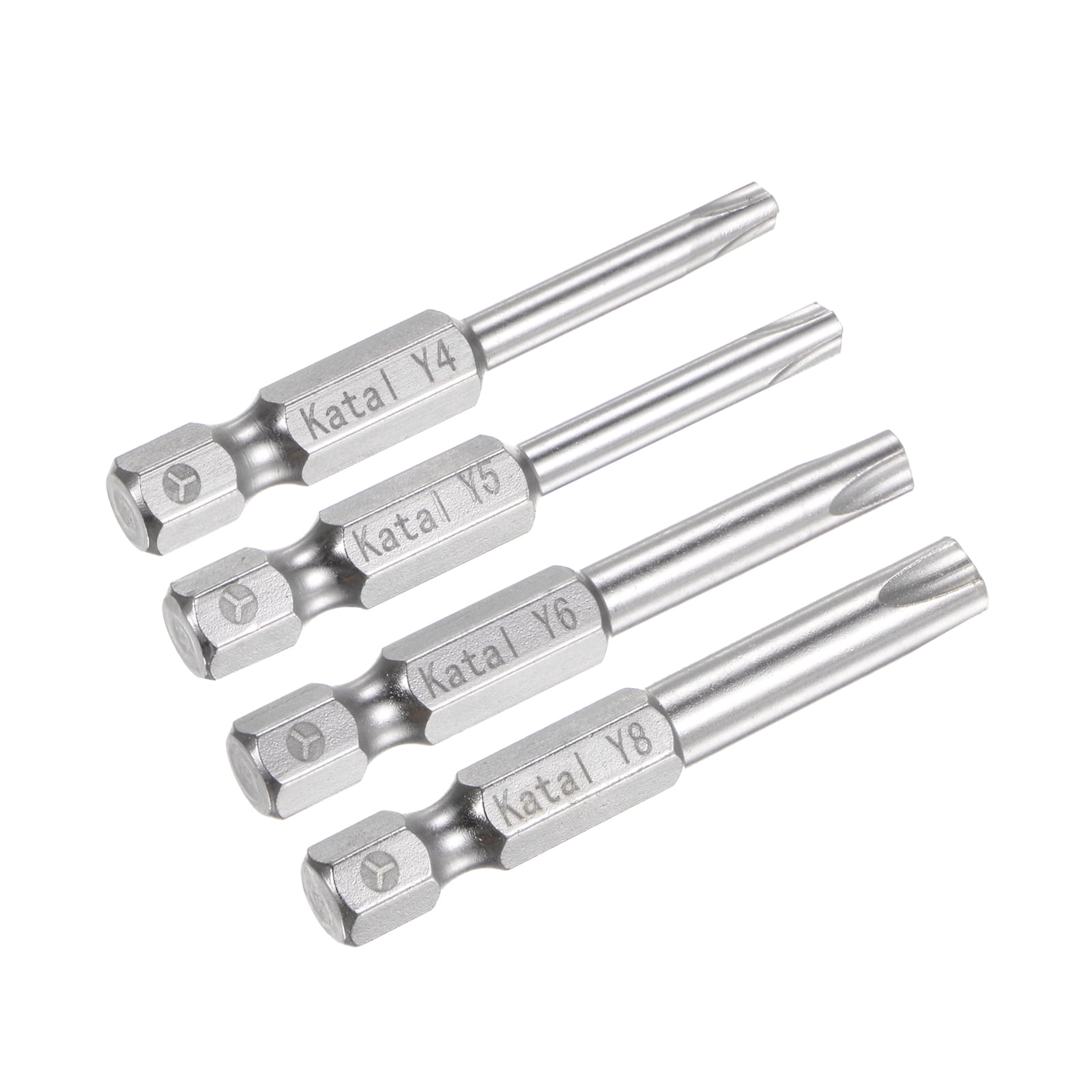 Y4-Y8 Tri-point Magnetic Y Type Screwdriver Bit Set 1/4
