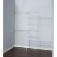 thumbnail image 4 of ClosetMaid 5037 5ft. to 8ft. Fixed Mount Closet Organizer Kit, White, 4 of 5