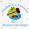 thumbnail image 2 of CafePress - Daddy Lawyer But Mommy Judge Baby Infant Bodysuit - Baby Light Bodysuit, Size Newborn - 24 Months, 2 of 4