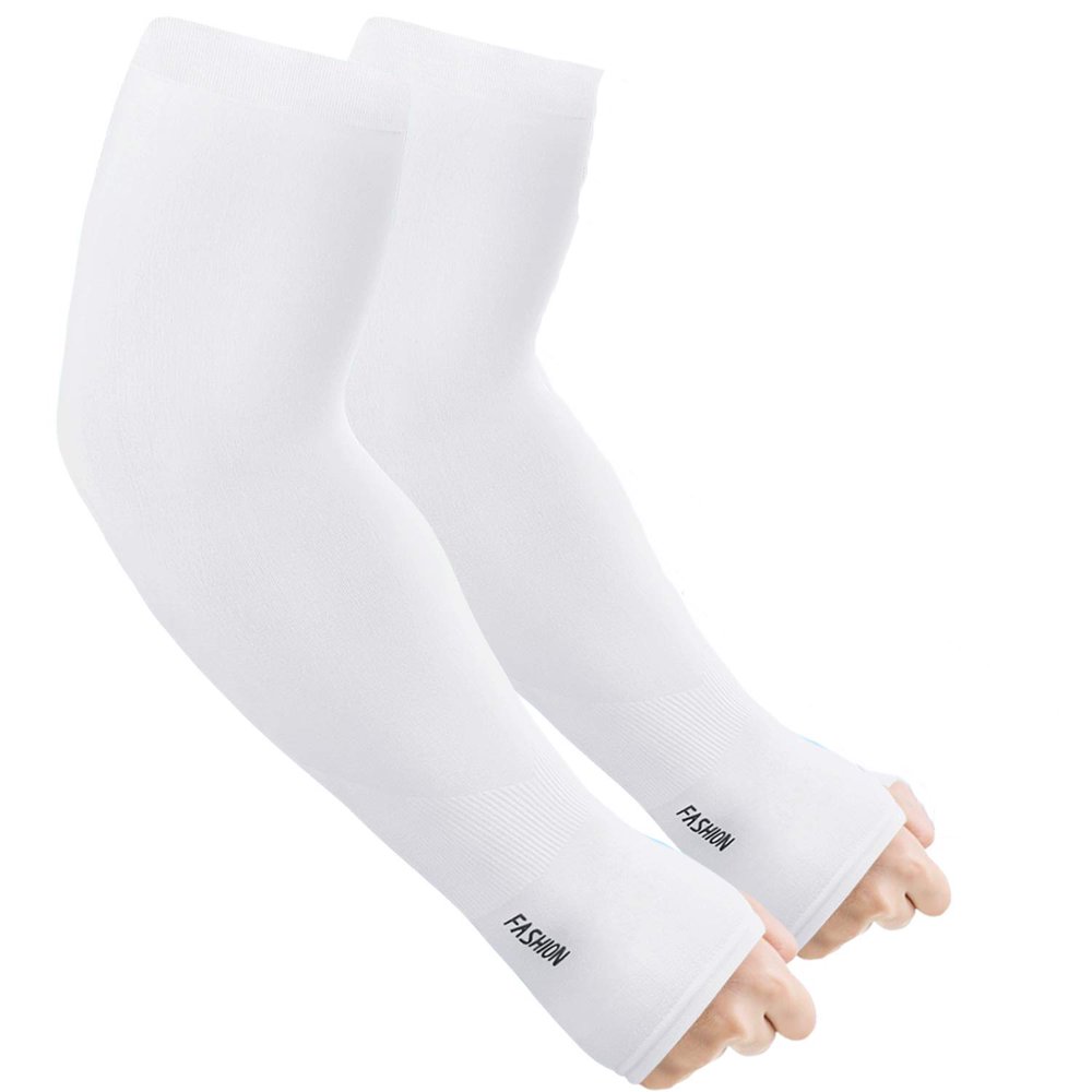 UV Protection Unisex Arm Sleeves For Men Women Cooling Sunblock Sleeves