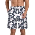 thumbnail image 1 of Balery Cartoon Raccoon Traje de Baño Estilo Hawaiano para Hombre, Shorts de Secado Rápido con Bolsillos-XX-Large, 1 of 6