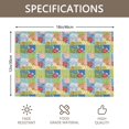 thumbnail image 3 of Placemat, Pioneer Flower Floral Print Pattern Place Mats Table Mat Set Of 2, PVC Washable Placemats for Party Kitchen Dining Decoration, 18x12 Inch, Fade Resistant, 3 of 6