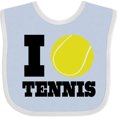 thumbnail image 3 of Inktastic Tennis Gift Boys or Girls Baby Bib, 3 of 4