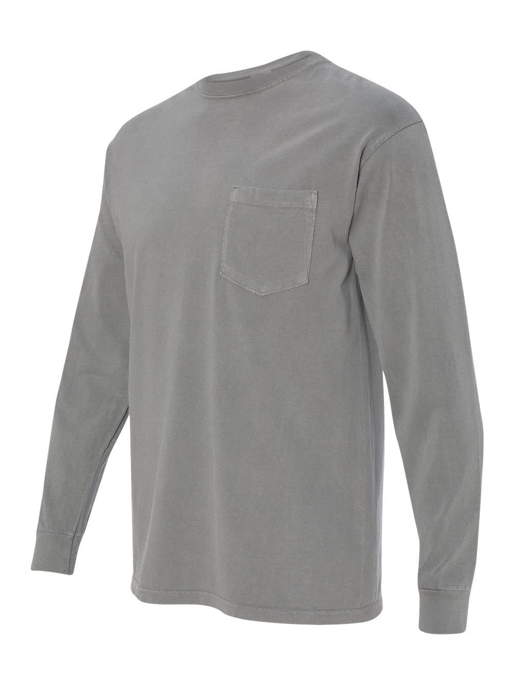comfort color long sleeve with pocket