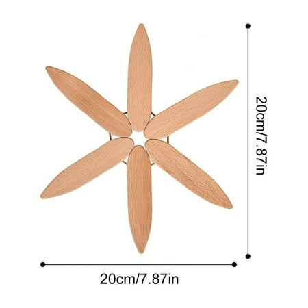 

Kitchen Accessories Wooden Hot Dish Tripod Tree Shaped Tripod Set Hot Dish Tripod 4 Wooden Tripods 1 Stand Crude Wood Color on Clearance