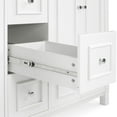 thumbnail image 4 of Alaterre Furniture 60in Soft-Close Double Wood Bathroom Vanity, White, 4 of 11