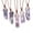 Amethyst, variant on MATROOY 1xNatural Crystal Pendulum Quartz Stone Pendant Chakra Healing Gemstone Necklace-Lapis Lazuli