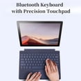 thumbnail image 2 of Ultra-Slim Portable Wireless Bluetooth Type Cover Keyboard with Multi-Touch Trackpad & 7 Adjustable Backlight Colors for Microsoft Surface Go / Go 2 / Go 3 / Go 4 Protective Keyboard Case,Black, 2 of 7