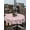 pink, variant on Outdoor Tablecloth with Umbrella Hole and Zipper, Vintage Flower Pattern Round Table Cloth 60 Inch Waterproof Tablecloth, Spring Floral Leaves Plants Pink Picnic Table Cover for Patio Camping