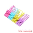 thumbnail image 2 of Billuyoard Pinzas para ropa de plástico Multicolor, 12 Uds., pinzas para toallas multifuncionales a prueba de viento, Color aleatorio Almacenamiento y organización del hogar Billuyoard HA1646-00, 2 of 6